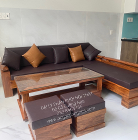  Bộ Bàn Ghế Sofa Hương Xám Cao Cấp ( Tặng Nệm )