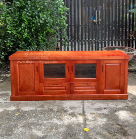 Kệ Tivi Gỗ Xoan Đào 1m8 Hiện Đại Sang Trọng