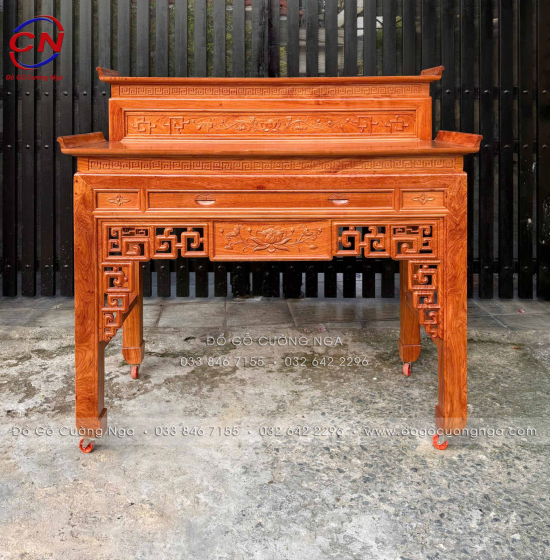 Bàn Thờ Gỗ Hương Đá 2 Tầng Sự Lựa Chọn Đẳng Cấp 