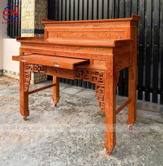 Bàn Thờ Gỗ Hương Đá 2 Tầng Sự Lựa Chọn Đẳng Cấp 