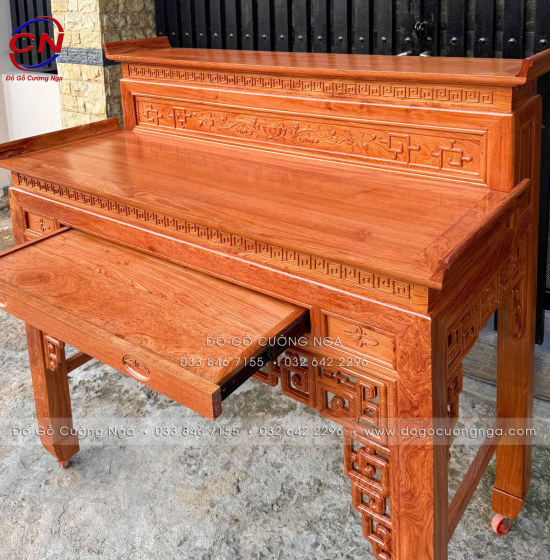 Bàn Thờ Gỗ Hương Đá 2 Tầng Sự Lựa Chọn Đẳng Cấp 