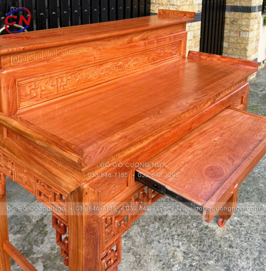 Bàn Thờ Gỗ Hương Đá 2 Tầng Sự Lựa Chọn Đẳng Cấp 