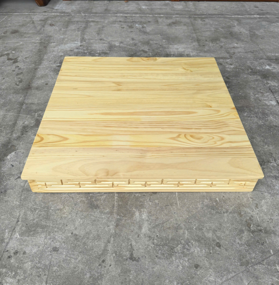Bộ Bàn Thờ Tam Cấp Gỗ Thông Kết Hợp 3 Chi Tiết