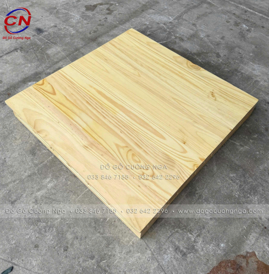 Bộ Bàn Thờ Tam Cấp Gỗ Thông Kết Hợp 3 Chi Tiết