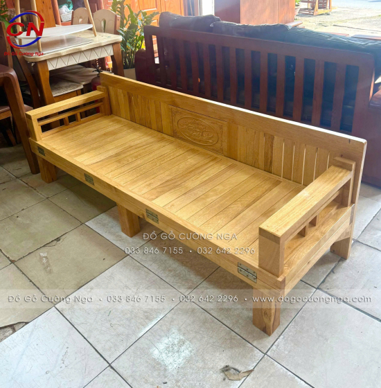 Giường Gấp Gỗ Sồi Tự Nhiên 1m6x2m Bền Đẹp Rẻ 