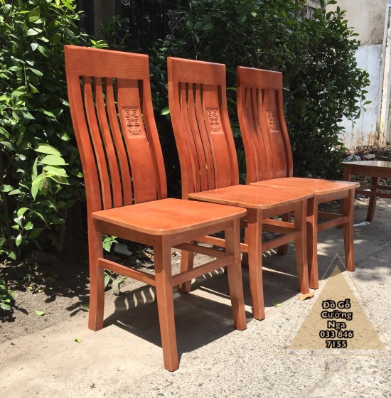 Bộ bàn ăn gỗ sồi nga 6 ghế hiện đại - mẫu oval BG 071