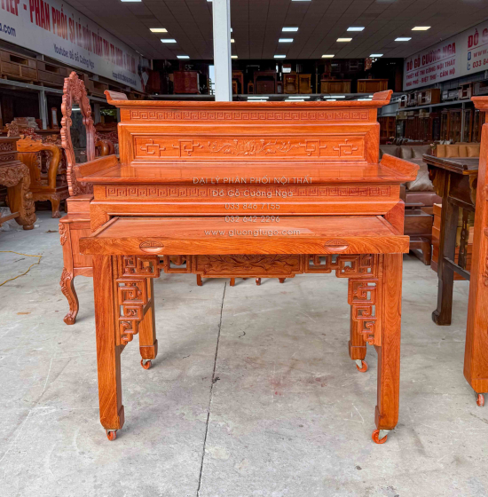 Bàn Thờ Gỗ Hương Đá 2 Tầng Sự Lựa Chọn Đẳng Cấp 
