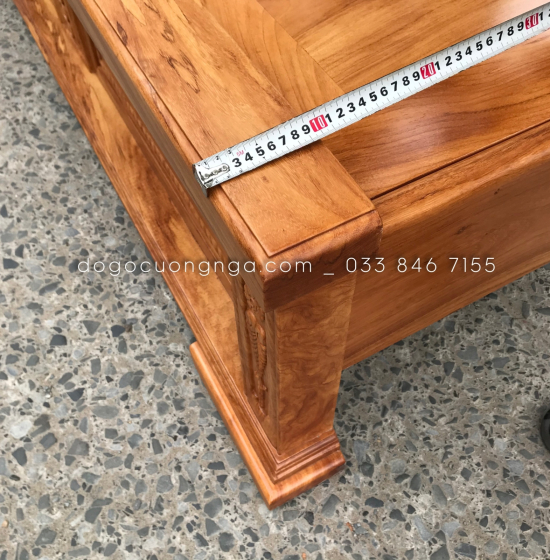 Giường gỗ gõ đỏ vạt phản