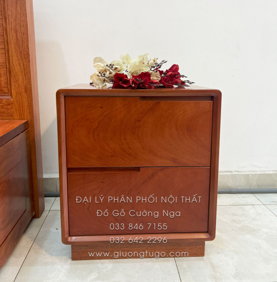 Combo Phòng Ngủ Gỗ Hương Đá 4 Chi Tiết Giá Cực Ưu Đãi