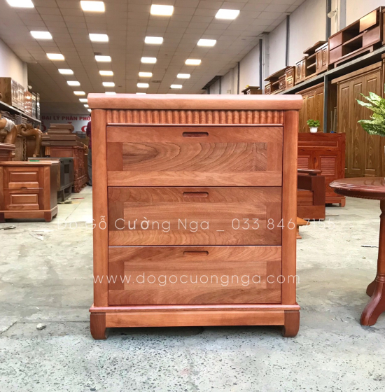 Tủ ngăn kéo gỗ xoan đào 80cm - tủ đựng quần áo em bé 