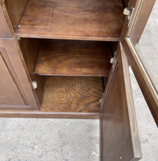 Tủ Hồ Sơ Gỗ Sồi Nga 1m86 Lau Màu Óc Chó Đẹp Hiện Đại 