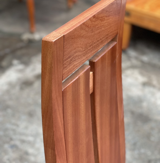 Bộ bàn ăn mặt đá 6 ghế gỗ Xoan Đào cao cấp - Ghế chữ T 