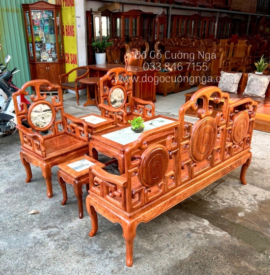 Salon Móc gỗ Hương Đá Cao Cấp 