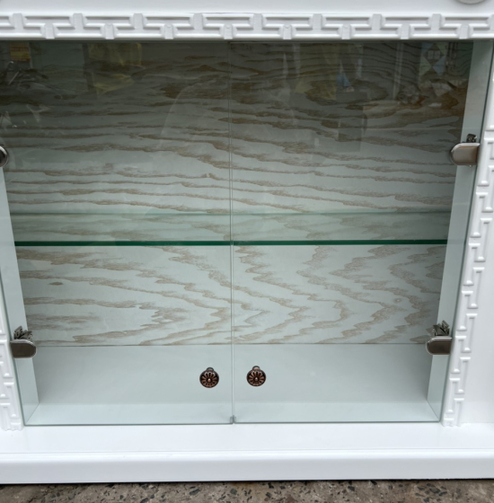 Lò sưởi trang trí gỗ xoan đào - kết hợp tủ rượu TG 01