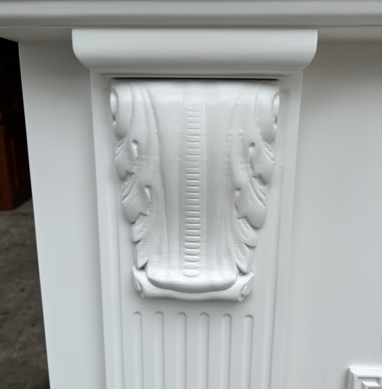 Lò sưởi trang trí gỗ xoan đào - kết hợp tủ rượu TG 01