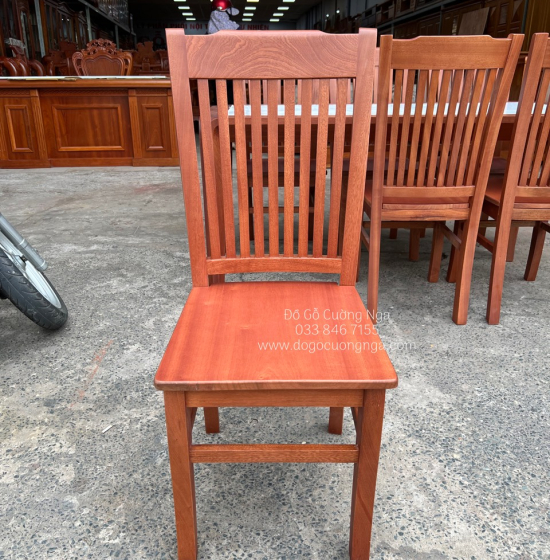 Bàn Ăn Gỗ Xoan Đào Mặt Đá 6 Ghế Hiện Đại BG 1-105