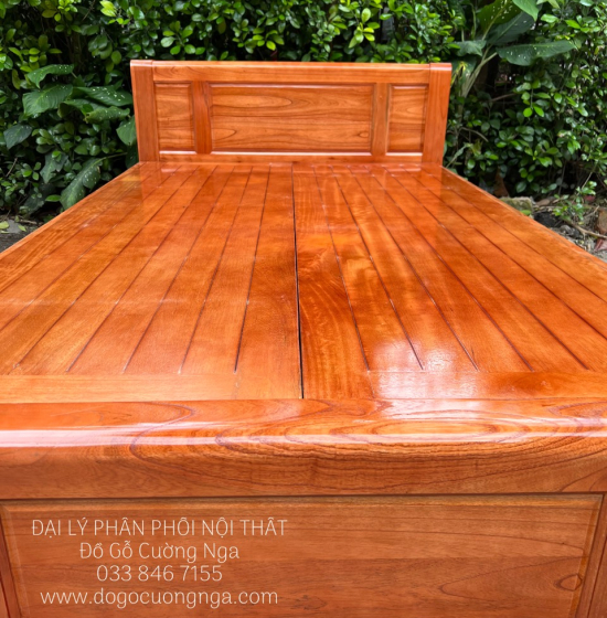 Giường Đơn Gỗ Xoan Bắc 1m2 - Phản Thưa Bền Đẹp 