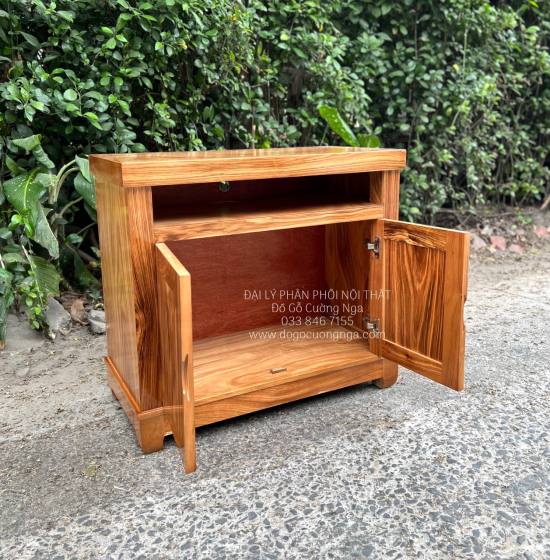 Kệ Tivi Gỗ Hương Xám Giá Rẻ KG 15.11