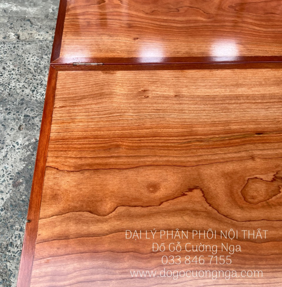 Giường Gấp Gỗ Xoan Đào 2 Ngăn Kéo Hiện Đại - Mặt Liền 