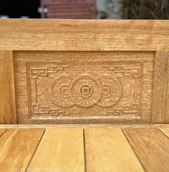 Ghế Giường Gấp Đa Năng Gỗ Sồi 1m4x1m9 Màu Tự Nhiên Giá Rẻ 