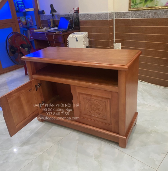 Kệ Tivi Gỗ Xoan Đào Mini Giá Rẻ TG 15.13