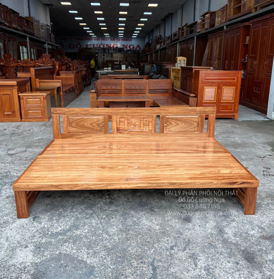 Giường Gấp Gỗ Hương Xám Thông Minh 1m2 x 1m9 