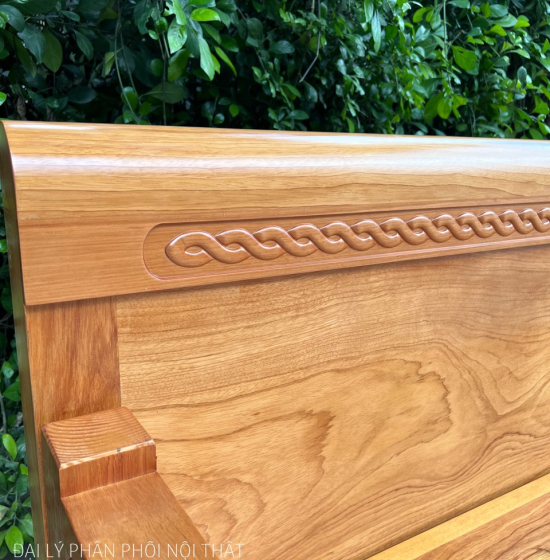 Giường Gấp Gỗ Gõ Đỏ 2 Ngăn Kéo 1m4x2m Giá Rẻ 