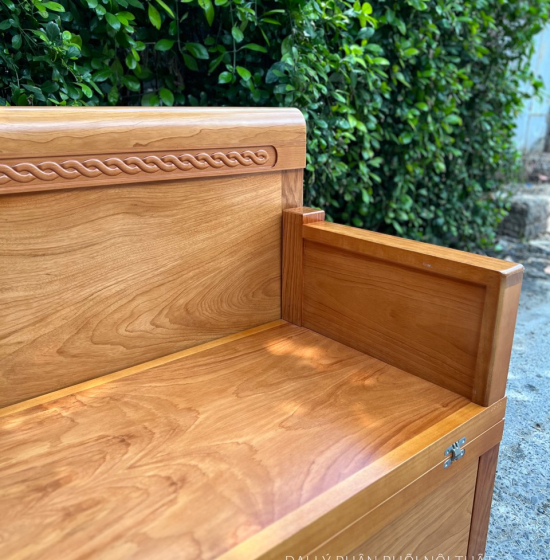 Giường Gấp Gỗ Gõ Đỏ 2 Ngăn Kéo 1m4x2m Giá Rẻ 