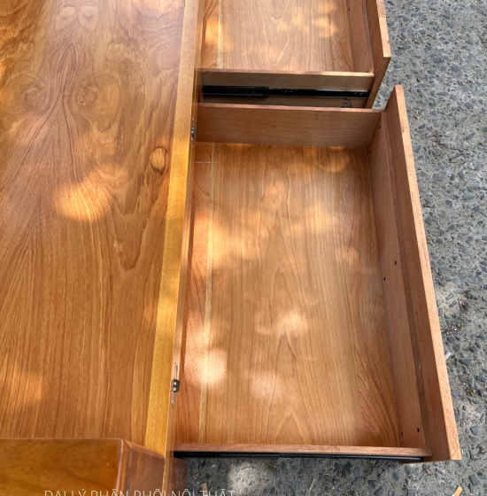 Giường Gấp Gỗ Gõ Đỏ 2 Ngăn Kéo 1m4x2m Giá Rẻ 