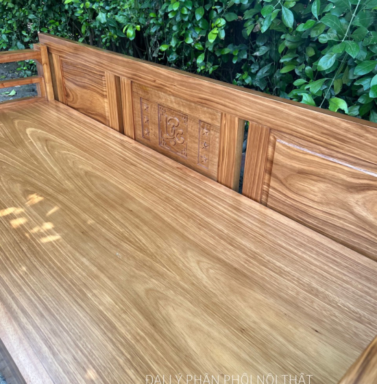 Giường Gấp Gỗ Hương Xám 2 Ngăn Kéo Bản Lề Âm Cao Cấp 