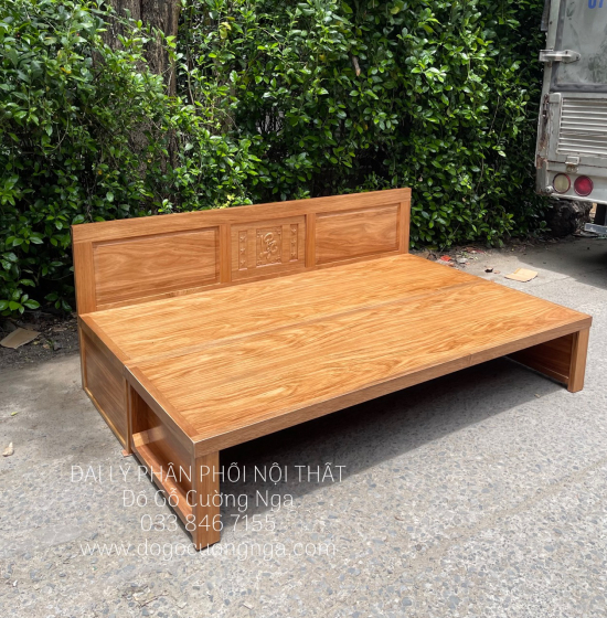 Giường Gấp Thông Minh Gỗ Hương Xám Kết Hợp Nệm Sofa