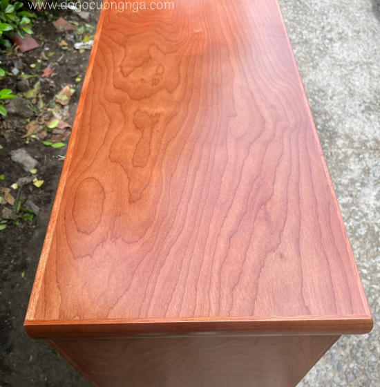 Tủ ngăn kéo gỗ xoan đào 1m2 - tủ đựng quần áo em bé hiện đại 