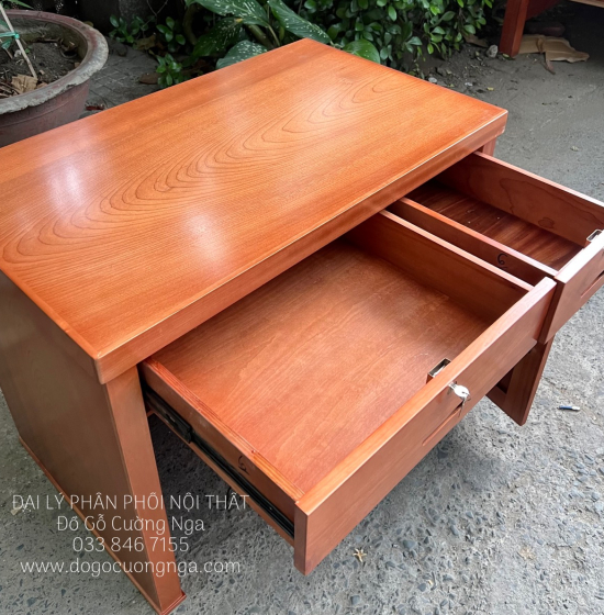 Bàn Ghế Làm Việc Gỗ Xoan Đào Giá Rẻ Thiết Kế Đẹp Mắt 