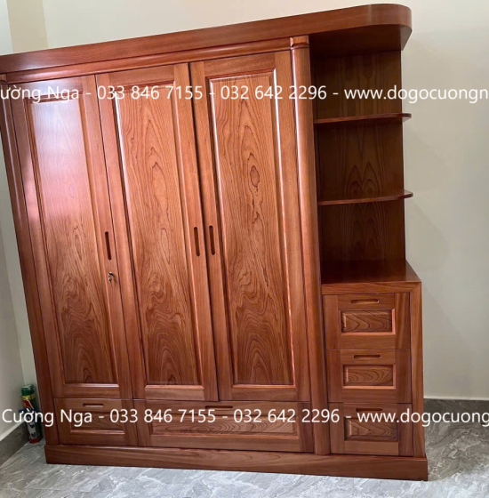 Combo Phòng Ngủ Gỗ Xoan Đào Cao Cấp Mẫu Mới