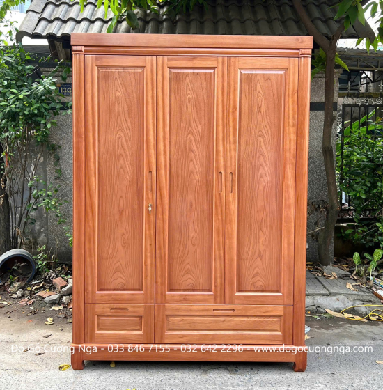 Bộ Combo Nội Thất Phòng Ngủ Gỗ Xoan Đào 2 Chi Tiết Sang Trọng