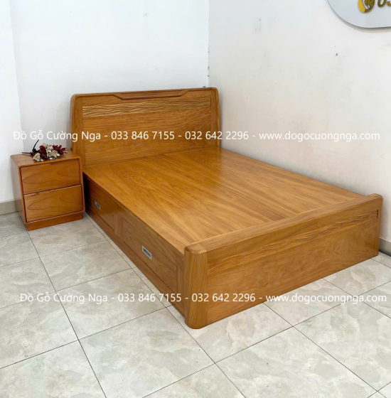 Bộ Combo Phòng Ngủ Gỗ Gõ Đỏ 3 Chi Tiết Hiện Đại 