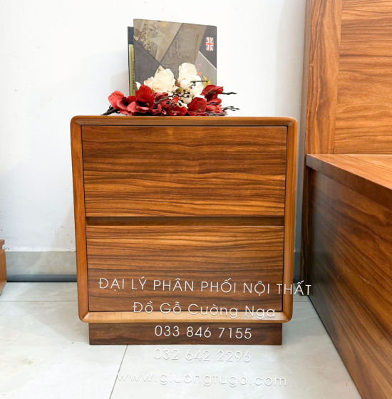 Combo Phòng Ngủ Gỗ Cẩm Vân 4 Chi Tiết Sang Trọng Chất Lượng