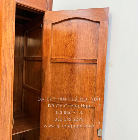 Combo Phòng Ngủ Gỗ Hương Đá 3 Chi Tiết Tân Cổ Điển Sang Trọng