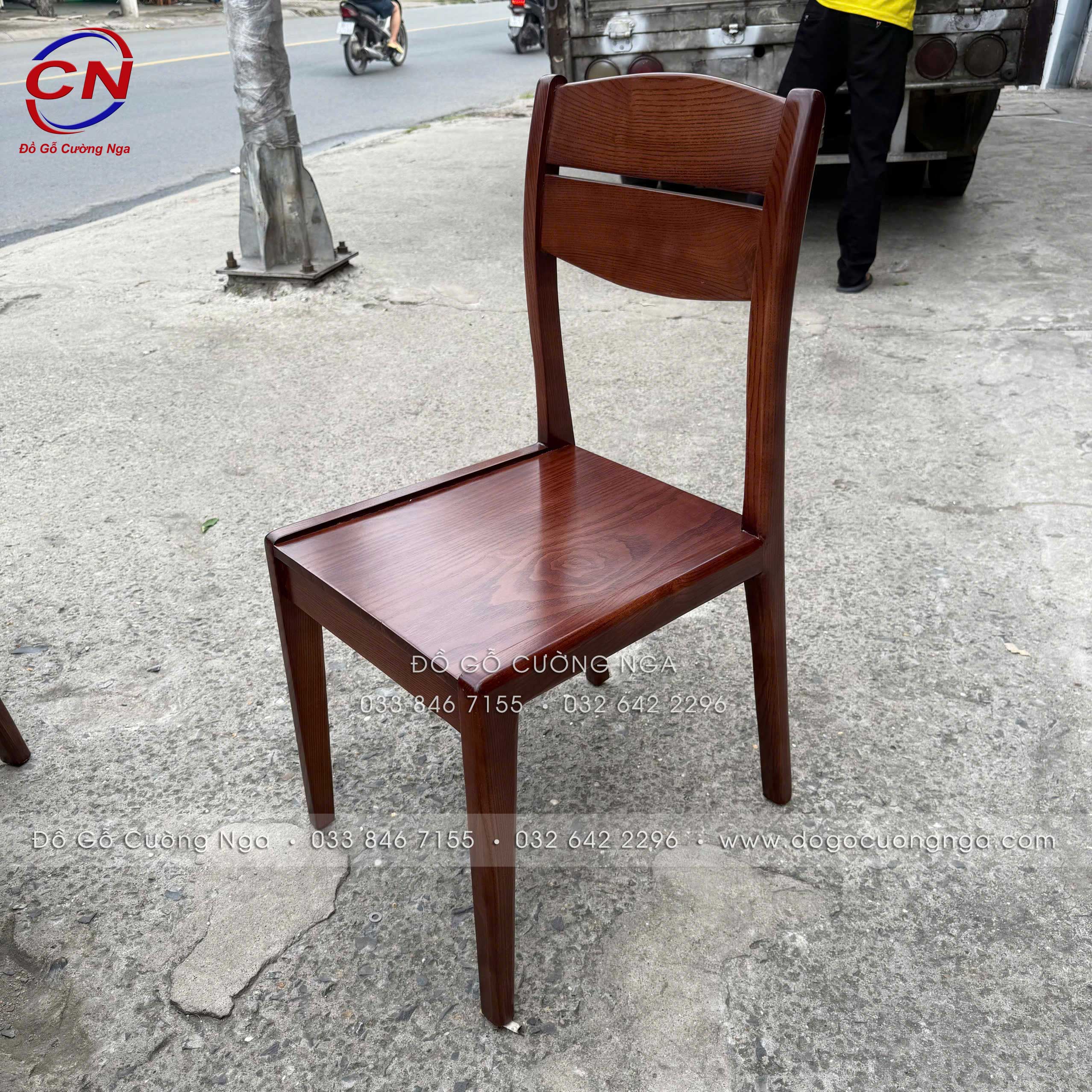 bàn ăn gỗ sồi 1m4 tròn kèm 8 ghế