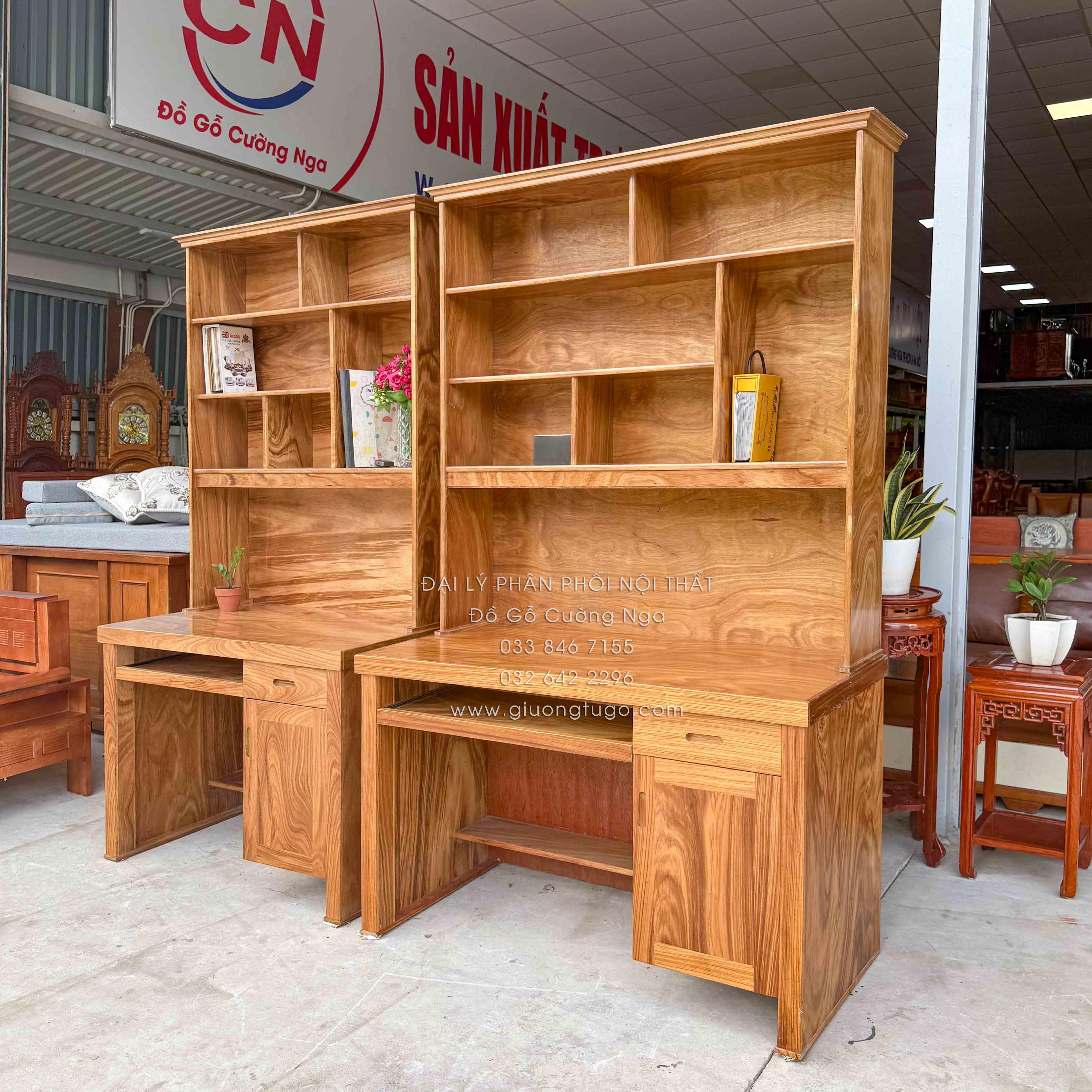 ban hoc go huong xam