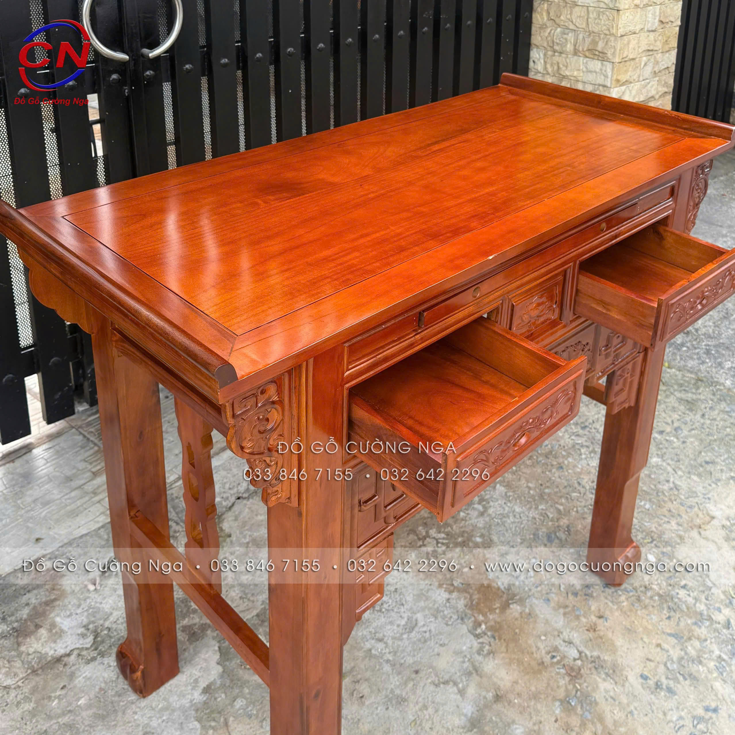 bàn thờ gỗ tràm