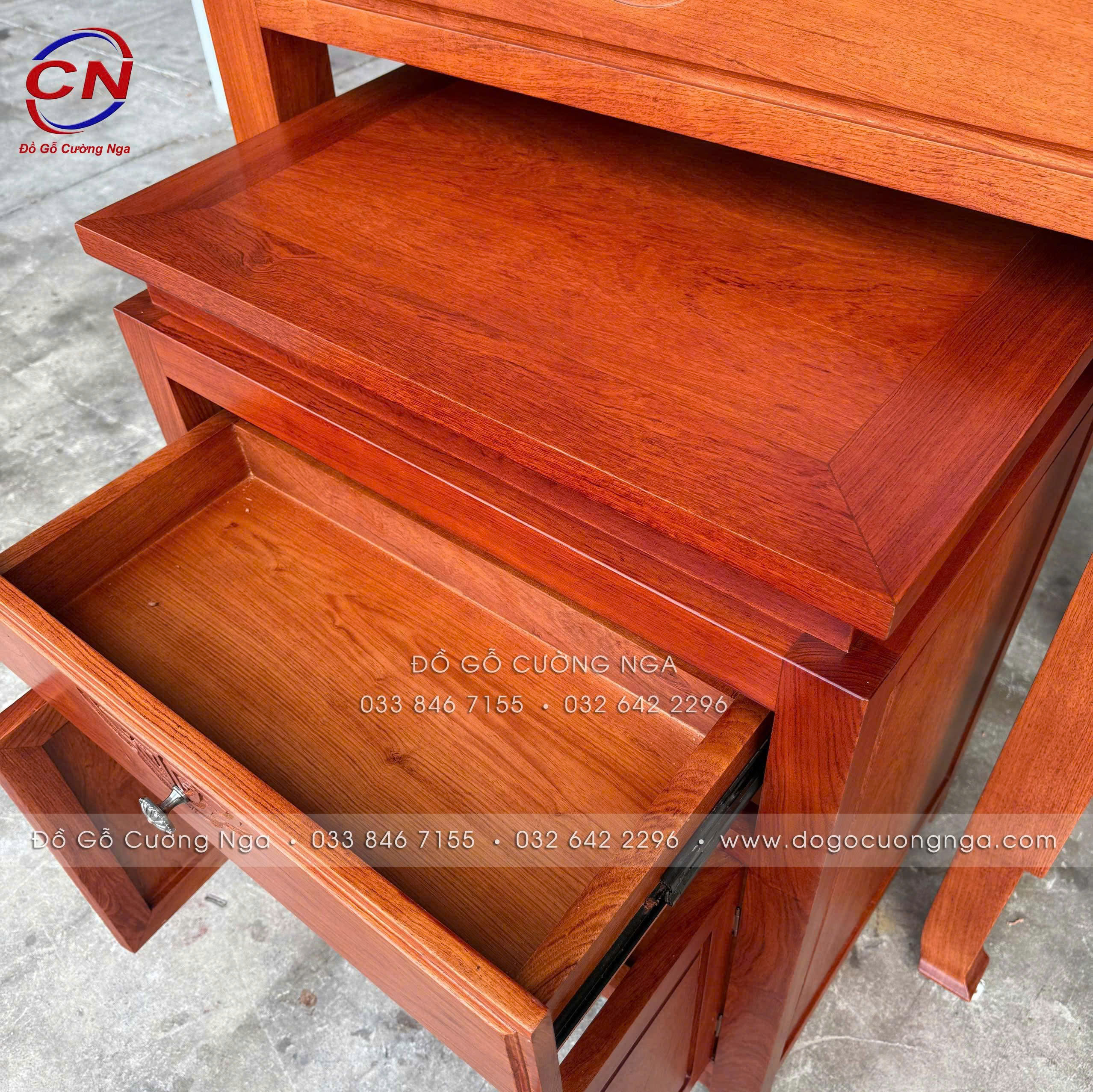 ban thờ gỗ hương đá cao cấp 98cm