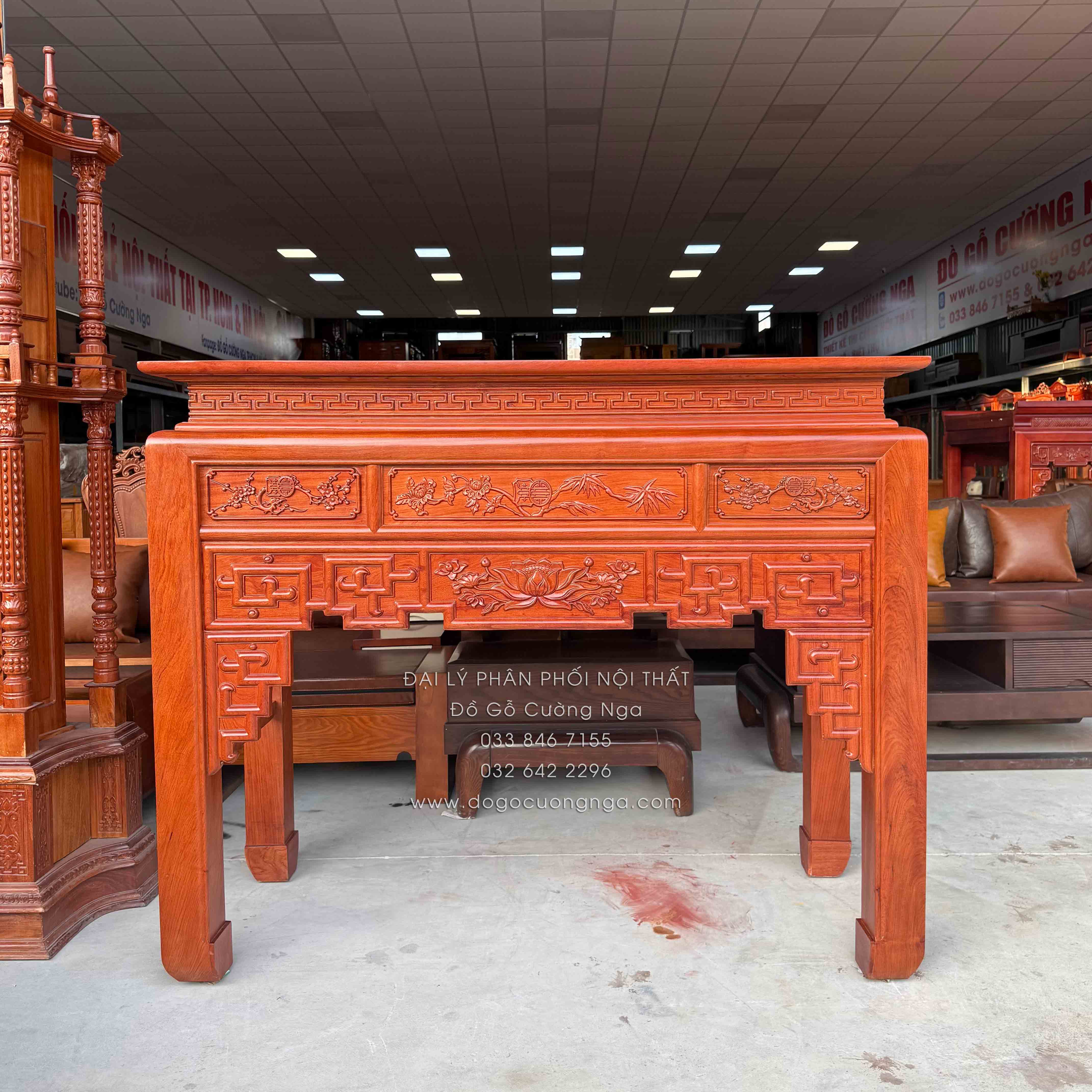 ban tho go huong da 1m53