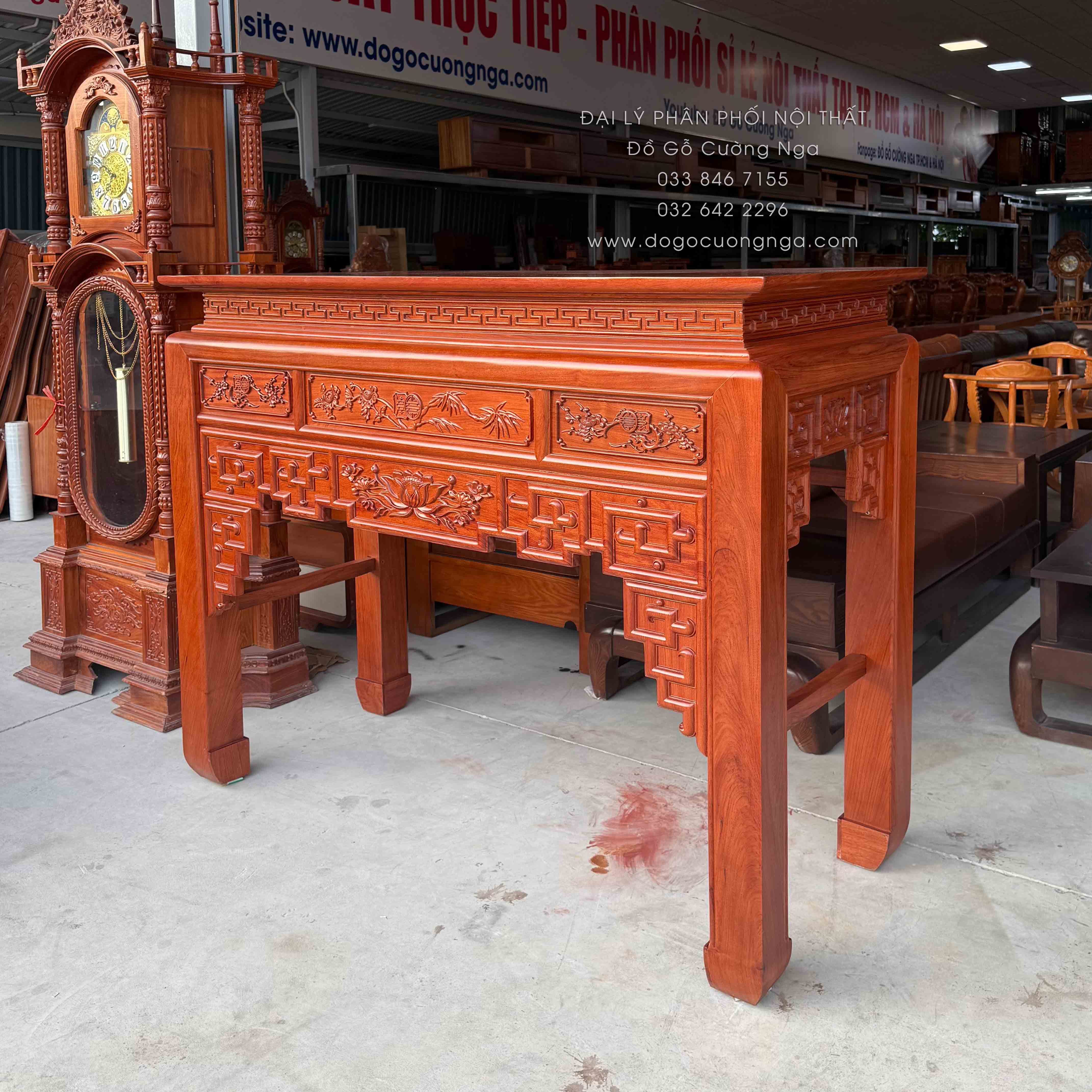 ban tho go huong da 1m53