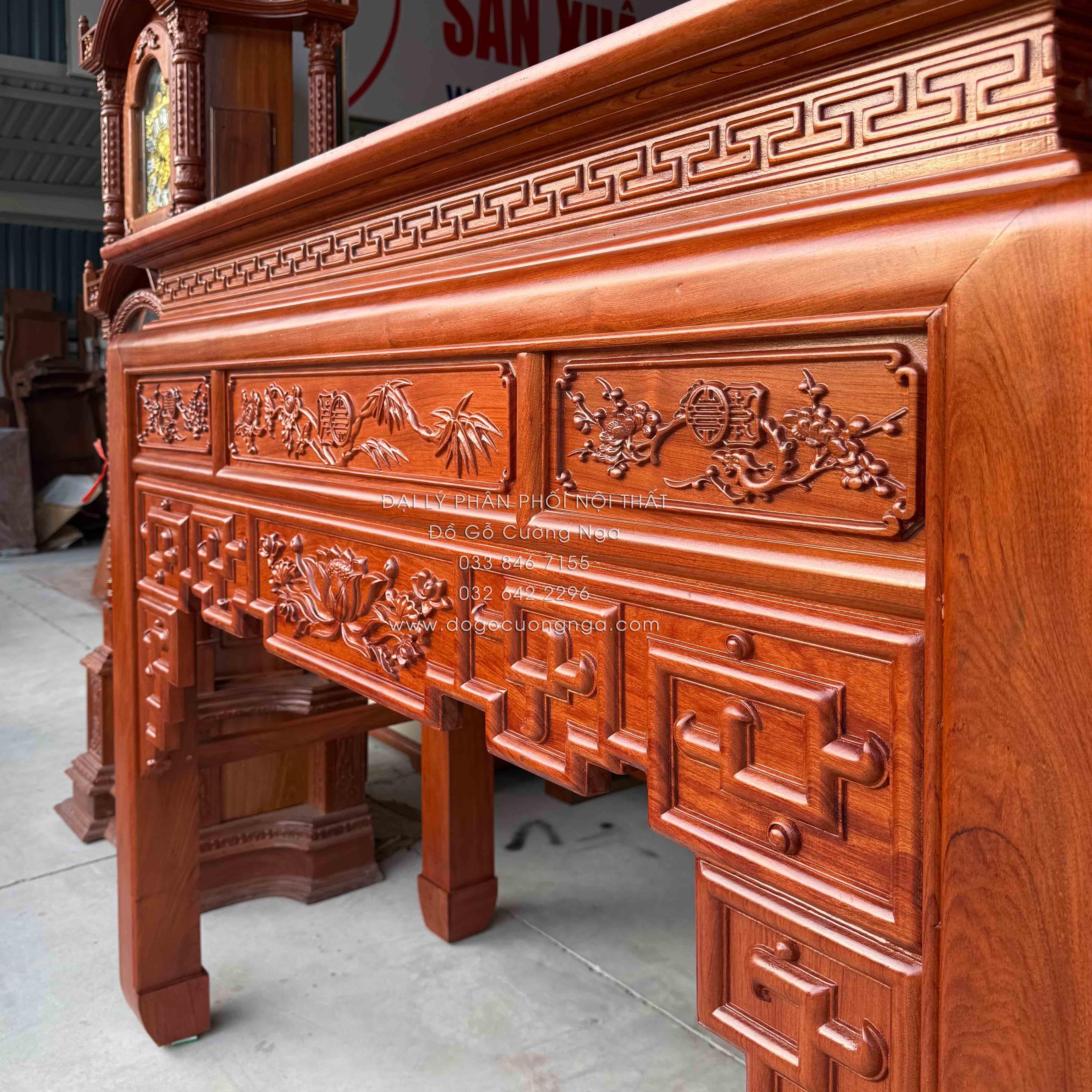 ban tho go huong da 1m53