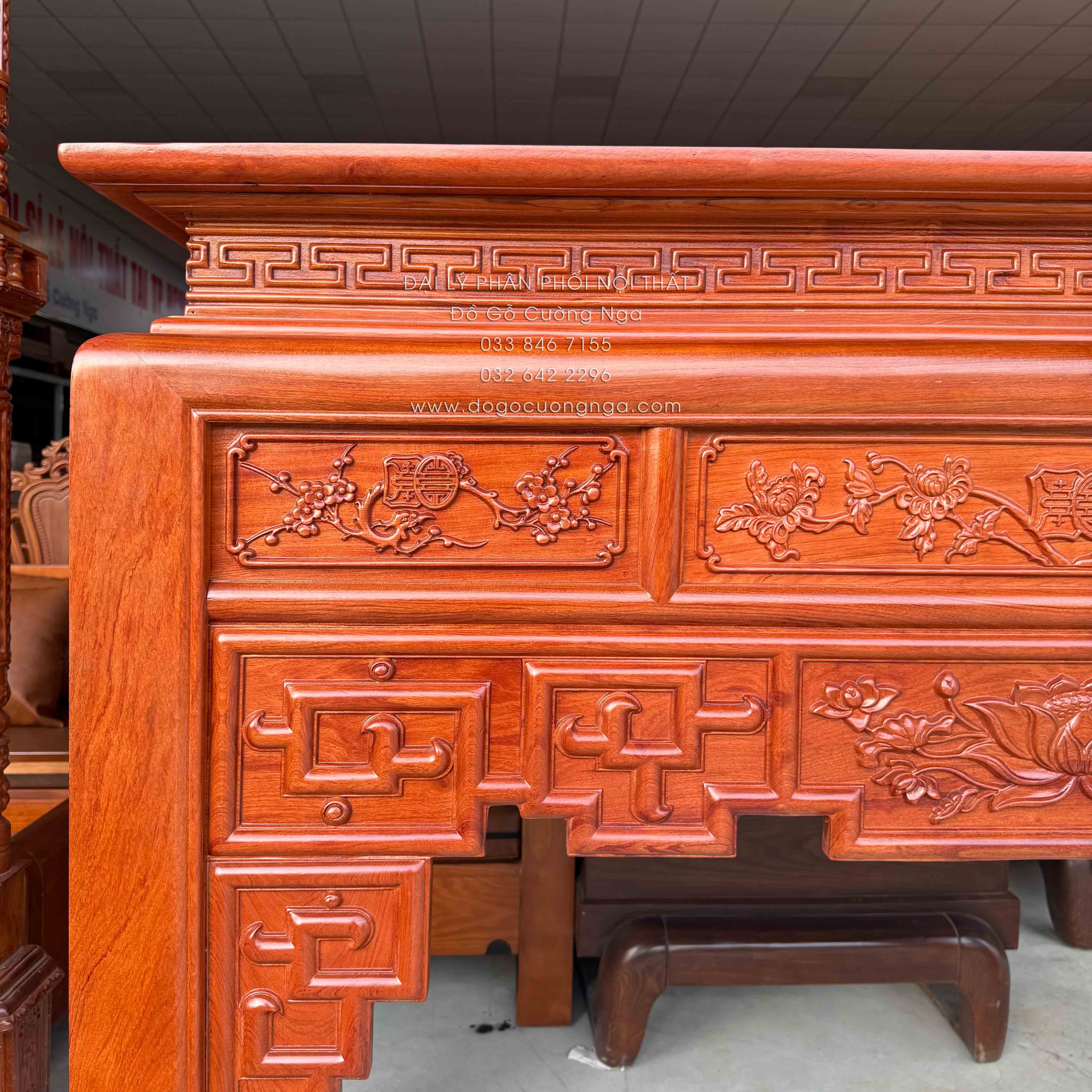 ban tho go huong da 1m53