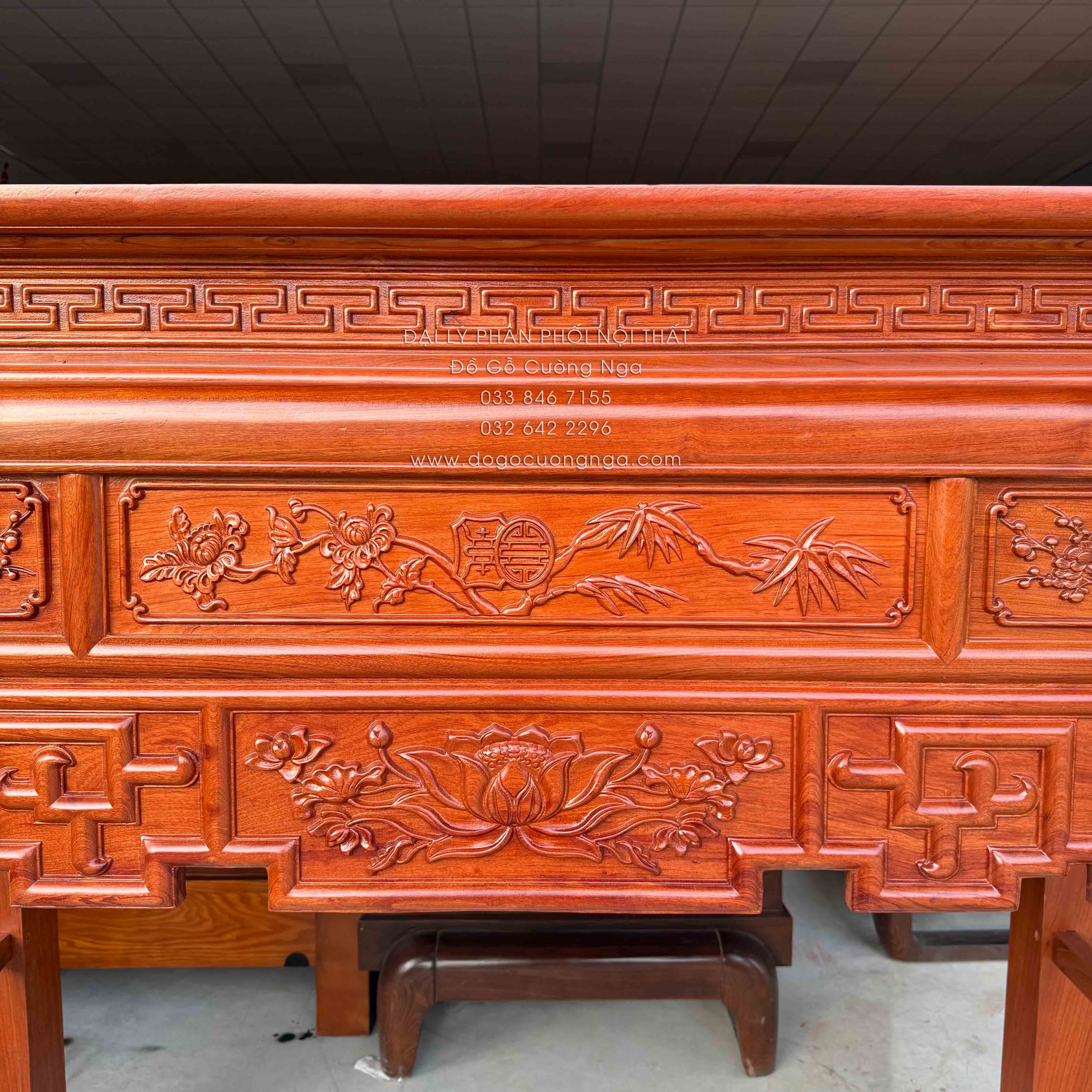 ban tho go huong da 1m53