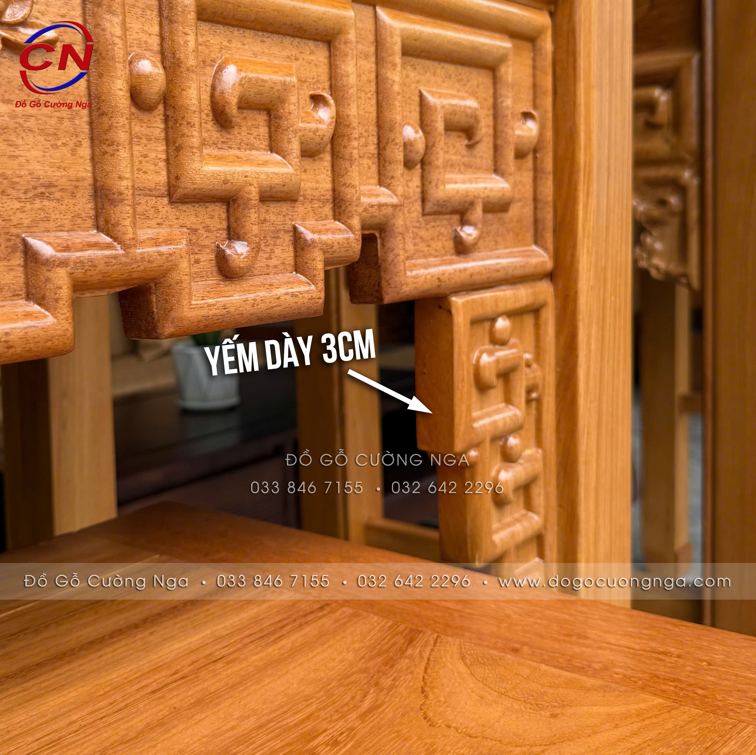 bàn thờ gỗ gõ đỏ 1m27