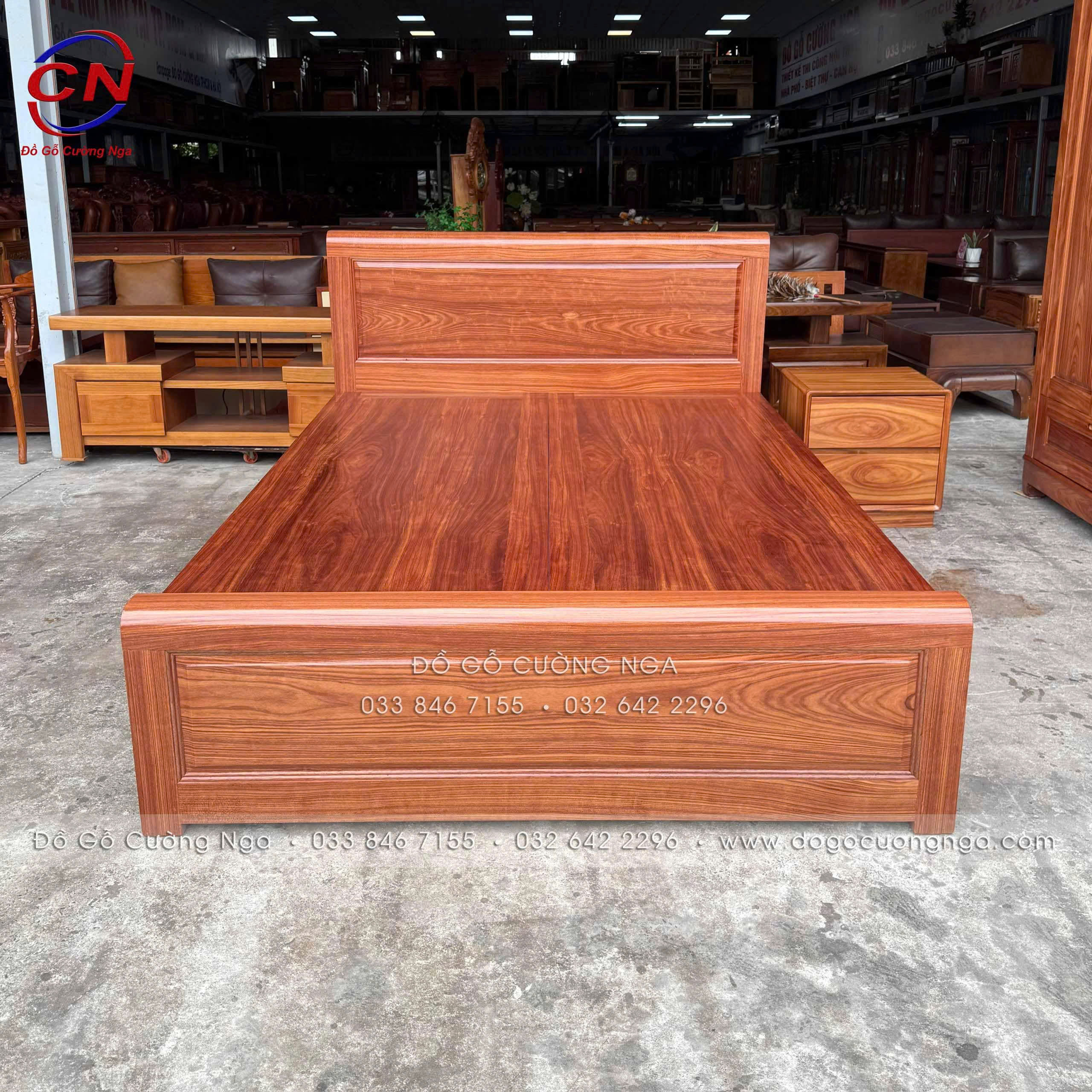 combo phòng ngủ gỗ cẩm