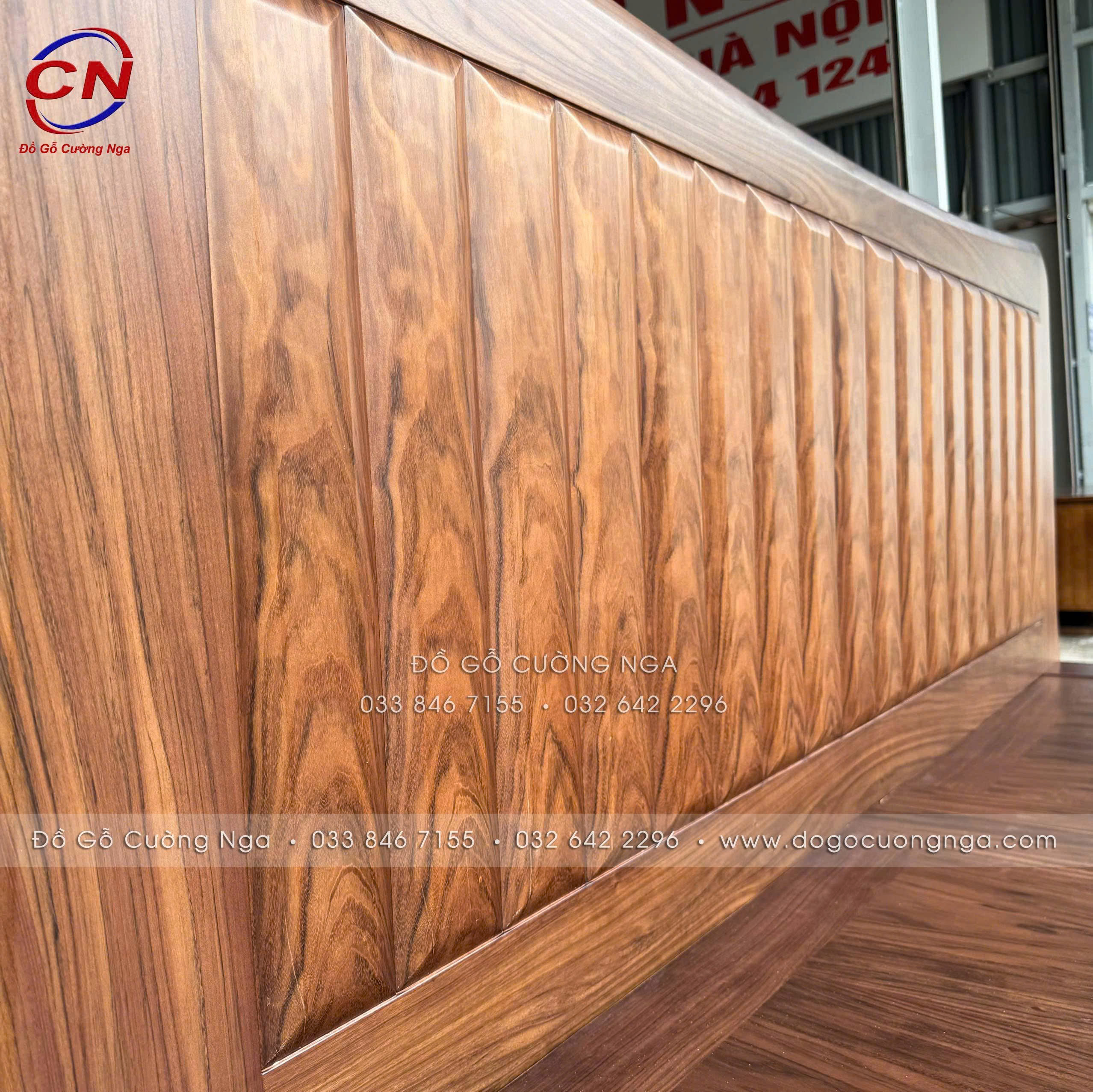 giường nhật gỗ óc chó